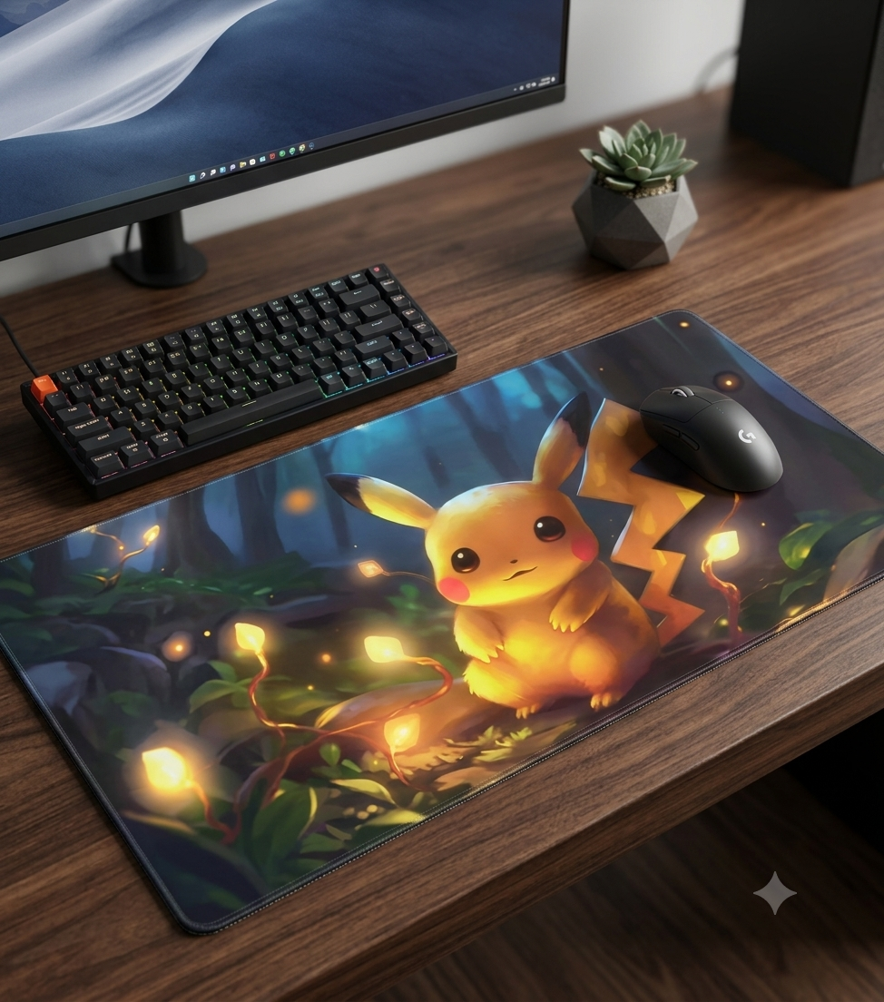 Premium Pokémon TCG Playmat featuring Shiny Charizard ex artwork with non-slip rubber backing and smooth fabric surface.