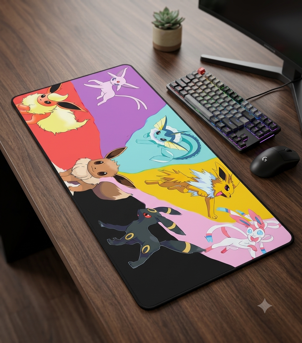 Premium Pokémon TCG Playmat featuring vibrant Shiny Charizard artwork and non-slip backing for card protection