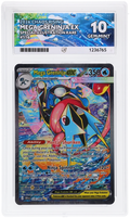 Mega Greninja 116/086 Chaos Rising ACE 10 Gem Mint Pokémon TCG card with perfect subs
