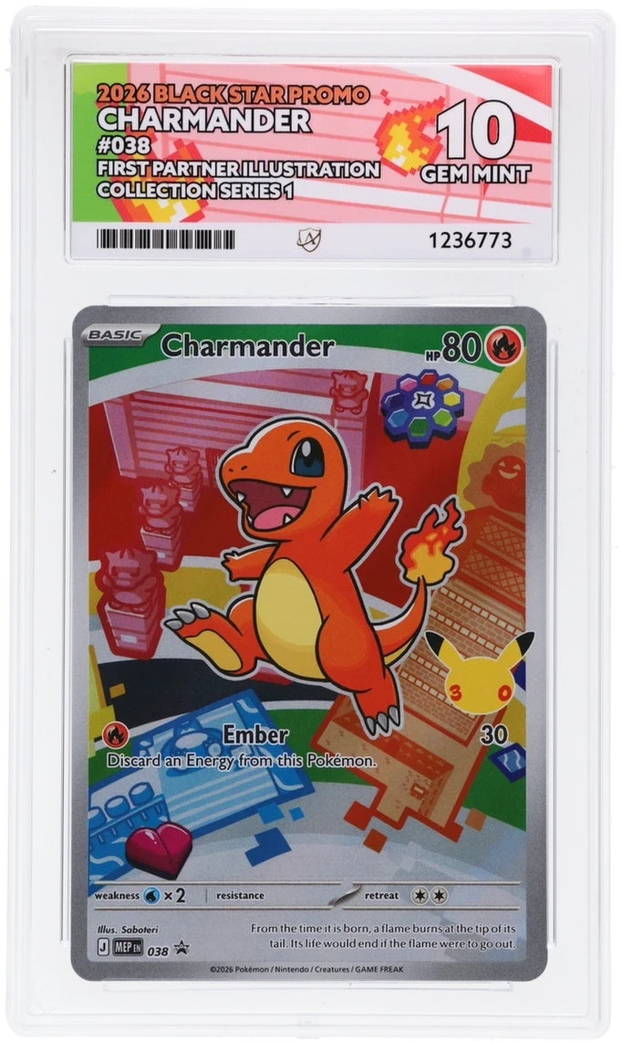 Kanto Starters Gen 1 ACE 10 Set | First Partner Illustration Series 1 | Bulbasaur, Charmander & Squirtle | Pokémon TCG