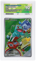 Bulbasaur 037 Black Star Promo Pokémon TCG card graded Ace 10 showcasing the iconic Grass-type starter.