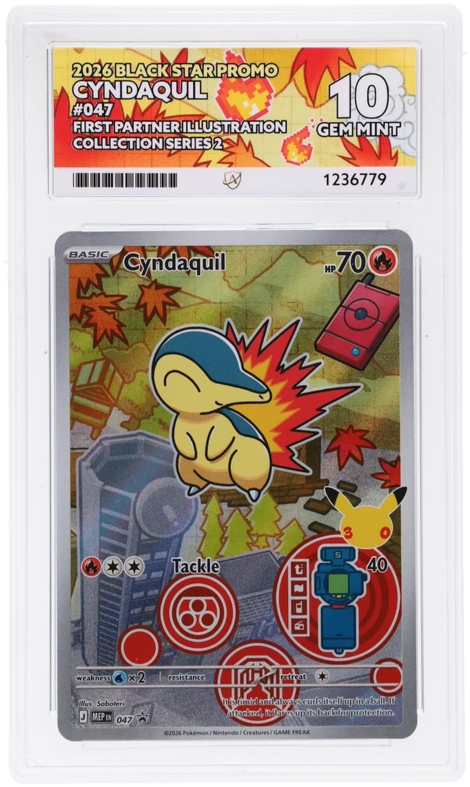 Johto Starters Gen 2 ACE 10 Set | First Partners Series 2 | Chikorita, Cyndaquil & Totodile | Pokémon TCG