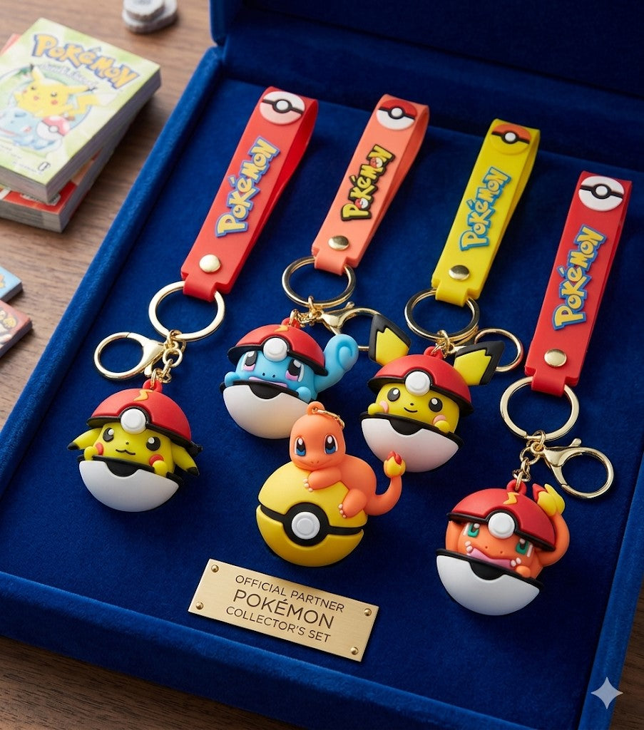 Pokéball Peek-a-Boo! Ultra-Fun 3D Pokémon Keychains