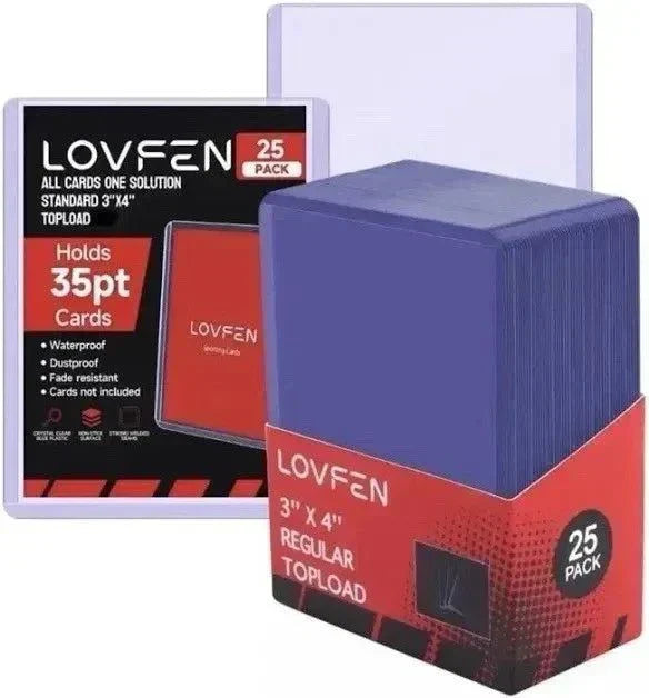 Rigid Toploaders 35pt pack of 25 sleeves for card protection