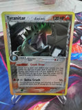 Pokemon Tyranitar Delta Species Holo Card 16/113 vintage collectible from EX Delta Species set