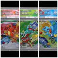 Kanto Starters Gen 1 Bulbasaur Charmander Squirtle ACE 10 Gem Mint Pokémon TCG cards set