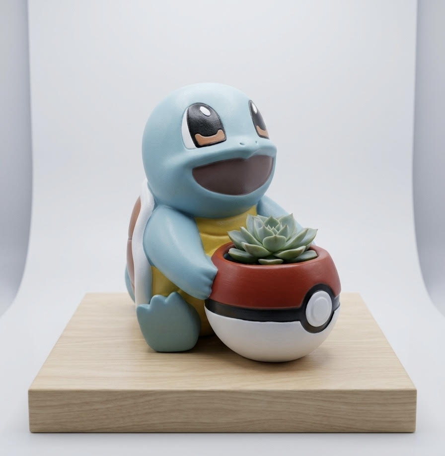 Squirtle Mini Flower Pot